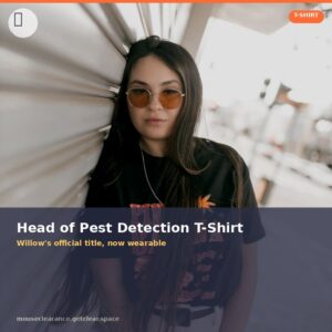 Mouse Clearance Head of Pest Detection T-Shirt - Willow's official title, now wearable