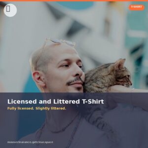 Mouse Clearance Licensed and Littered T-Shirt - Fully licensed. Slightly littered.